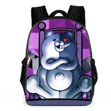 Monokuma Backpack for Kids Girls Boys Schoolbag