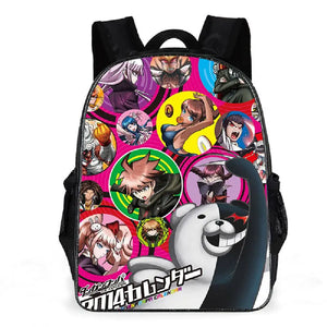 Monokuma Backpack for Kids Girls Boys Schoolbag