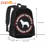 Belgian Malinois Backpack Art Print Large Capacity