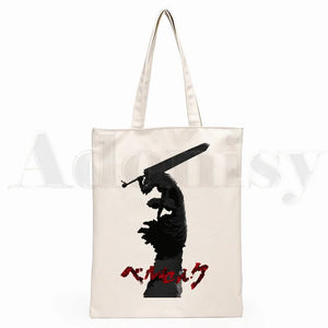 Dark Berserk Guts Anime Manga Graphic Shopping Bag Girls Hand Bag