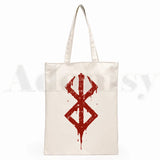 Dark Berserk Guts Anime Manga Graphic Shopping Bag Girls Hand Bag