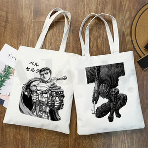 Dark Berserk Guts Anime Manga Graphic Shopping Bag Girls Hand Bag