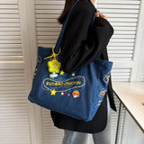 Dark Cowboy Women's Shoulder Bags Large Capacity Tote Bag Bolsas