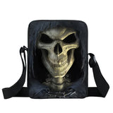 Gothic Messenger Bag for Women Grim Reaper Punk Shoulder Bag