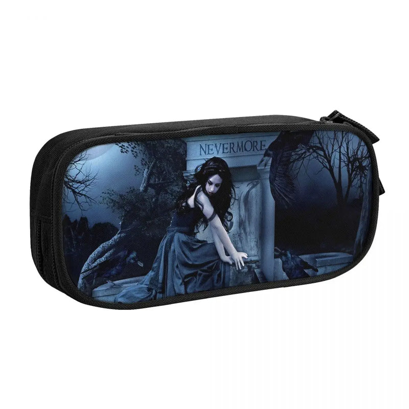 Gothic Pen Box Anime Zipper Bag