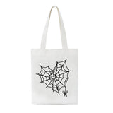 Dark Harajuku Canvas Bag Shopping Bag Cartoon Print Gothic Female Bag
