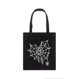 Dark Harajuku Canvas Bag Cartoon Print Gothic Female Bag Large Capacity