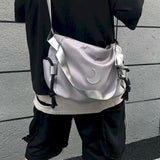 Reflective Moon Tactical One-shoulder Messenger Bag Men and Women