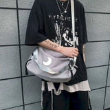Reflective Moon Tactical One-shoulder Messenger Bag Men and Women
