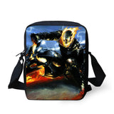 Dark Skeleton Print Messenger Bag Shoulder Bag Mini Cross-body Satchel