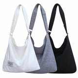 Nylon School Bags Men Women Students Casual Large Capacity Shoulder Bag