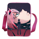 Darling In The FranXX Cartoon Shoulder Bag Canvas School Bag Cosplay Messenger