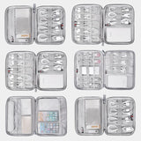 Data Cable Bag Phone Accessories Storage Power Bank Earphone Men's Clutch