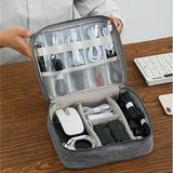 Data Cable Storage Bags Double Layer Digital USB Hard Disk Protection Bag