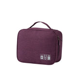 Data Cable Storage Bags Double Layer Digital USB Hard Disk Protection Bag