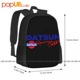 Datsun Bre 510 Race Car Backpack Large Capacity