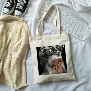 Harajuku Ins Punk Fun Canvas Large Capacity Shoulder Bag