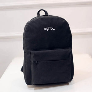 Night Durable College Backpack for Teenagers Student Book Bag