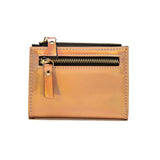Pu Zero Wallet Ins Clip Fastener Short Zipper Women's Purse