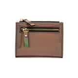 Pu Zero Wallet Ins Clip Fastener Short Zipper Women's Purse