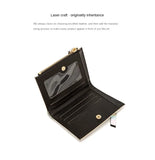 Pu Zero Wallet Ins Clip Fastener Short Zipper Women's Purse