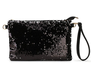 Gradient Sequins Dazzling Envelope Crossbody Bag Handbag Totes