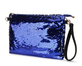 Gradient Sequins Dazzling Envelope Crossbody Bag Handbag Totes