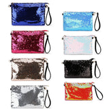 Gradient Sequins Dazzling Envelope Crossbody Bag Handbag Totes