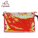 Gradient Sequins Dazzling Envelope Crossbody Bag Handbag Totes