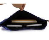 Gradient Sequins Dazzling Envelope Crossbody Bag Handbag Totes