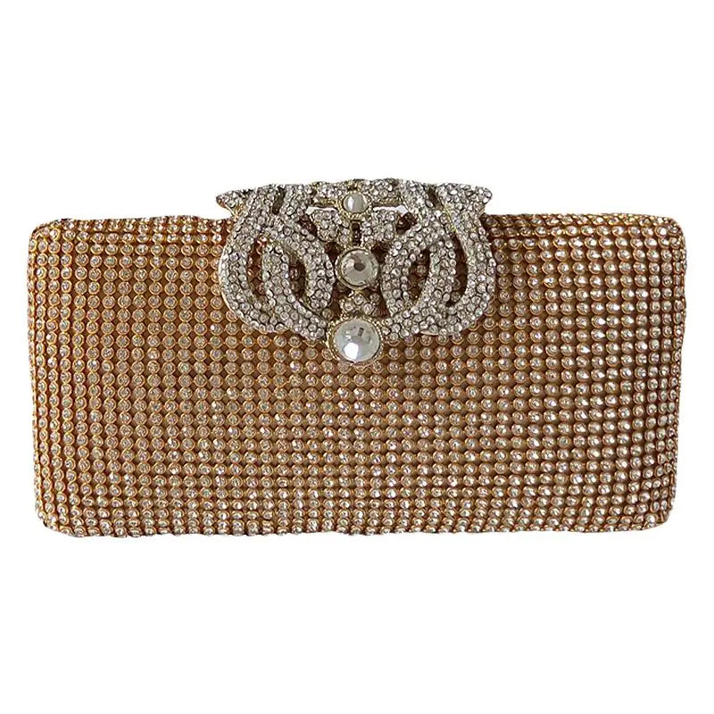 Rhinestone Evening Clutch Purse for Party Bridal Prom