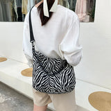 Chain Canvas Ladies Bag Large Capacity Shoulder Bag