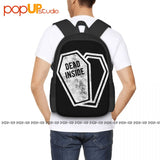 Funny Halloween Costume Party Coffin Backpack Large Capacity Bookbag