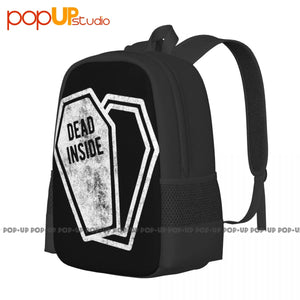 Funny Halloween Costume Party Coffin Backpack Large Capacity Bookbag