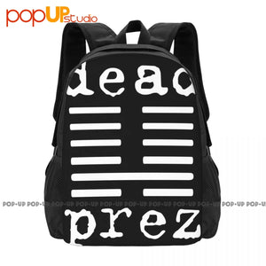 Dead Prez Rap Hip Hop Backpack Large Capacity Travel Style