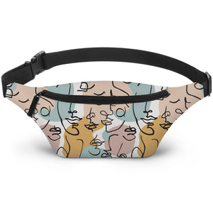 Deanfun 3D Printed Fanny Pack Waterproof Waist Pack