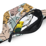 Deanfun 3D Printed Fanny Pack Waterproof Waist Pack
