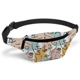 Deanfun 3D Printed Fanny Pack Waterproof Waist Pack