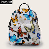 Deanfun Butterfly Mini Backpack Waterproof School Bags for Women