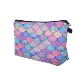Deanfun Mermaid Scales Makeup Organizer Bag For Women