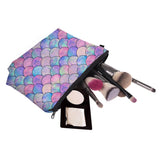 Deanfun Mermaid Scales Makeup Organizer Bag For Women