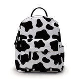 Deanfun Cow Spot Mini Backpack Waterproof Shoulder Bag for Teens