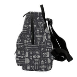 Deanfun Mini Backpack for Girls Skulls Shoulder Bag Kid Purse MNSB-21