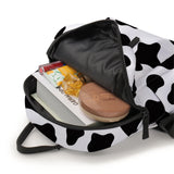 Deanfun Cow Pattern Mini Backpack for Girls Small Women Kids School Bag