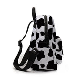 Deanfun Cow Pattern Mini Backpack for Girls Small Women Kids School Bag