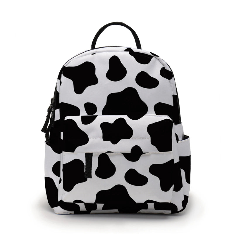 Deanfun Cow Pattern Mini Backpack for Girls Small Women Kids School Bag