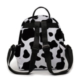 Deanfun Cow Pattern Mini Backpack for Girls Small Women Kids School Bag