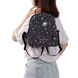 Deanfun Planet Mini Backpack Star Pattern Girls Shoulder Bags School Backpack