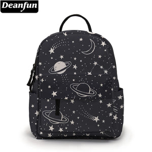 Deanfun Planet Mini Backpack Star Pattern Girls Shoulder Bags School Backpack