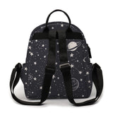 Deanfun Planet Mini Backpack Star Pattern Girls Shoulder Bags School Backpack